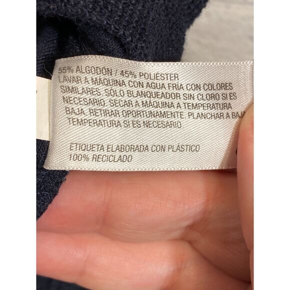 Goodfellow & Co Men's Henley Pullover Size M Long Sleeve 4 Button Navy Blue - Picture 7 of 11